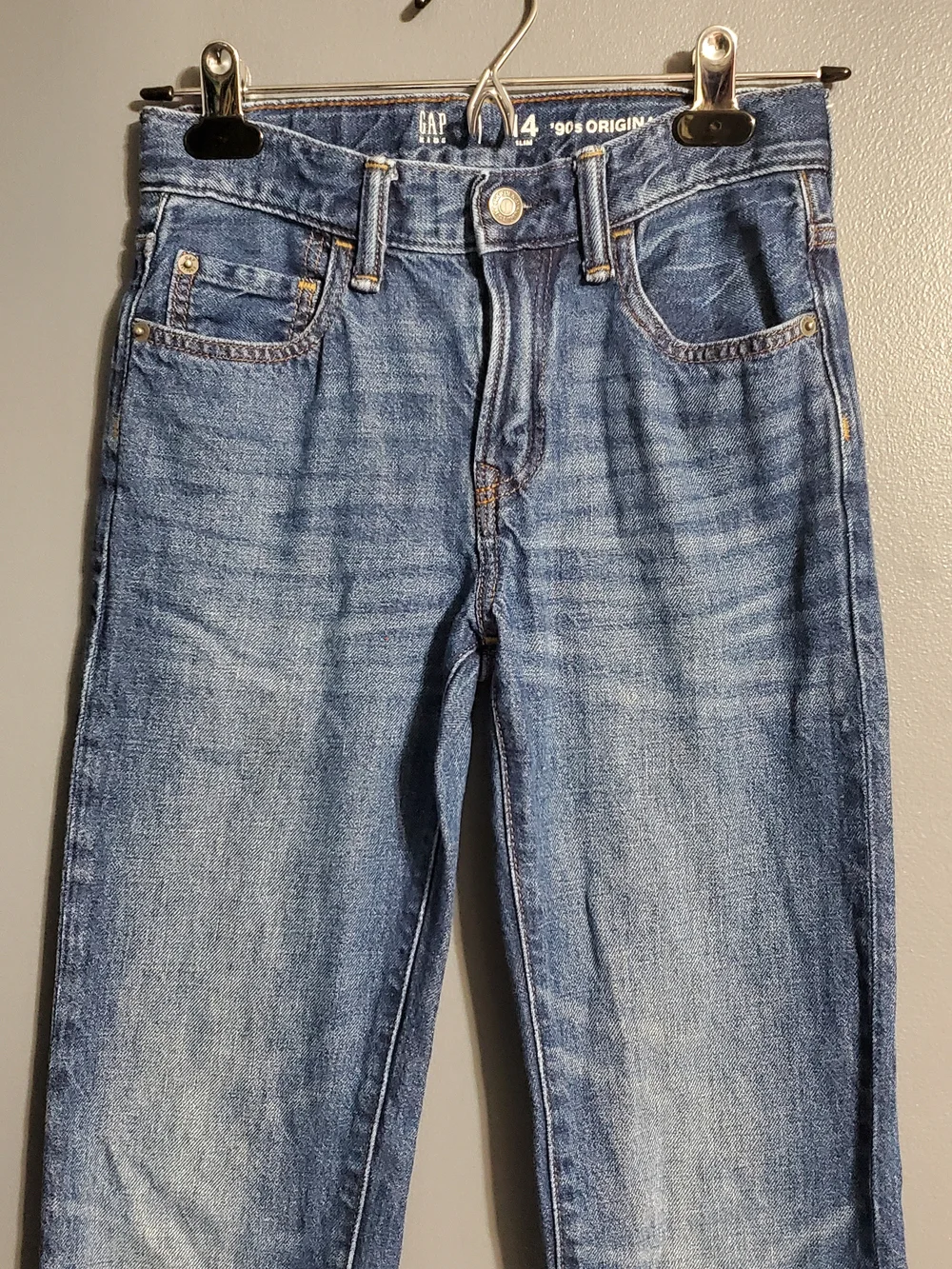 GAP 90s Original Straight Boy's Jeans Size 14 SLIM